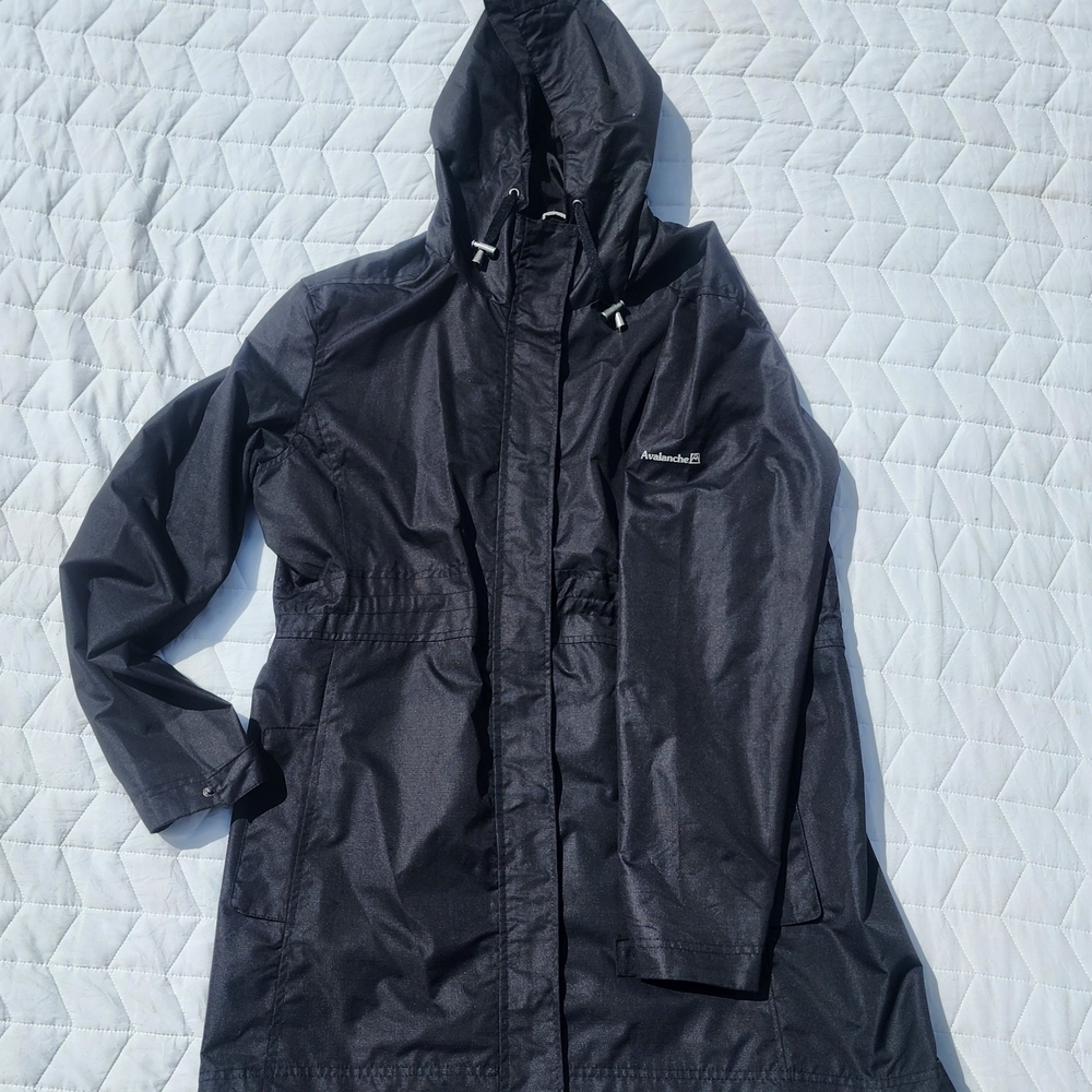 Avalanche Sz Large Charcoal Utility Jacket with Hood